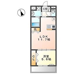 間取図画像 1LDK