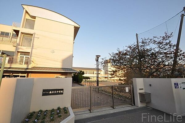画像28:神戸市立 垂水東中学校 613m