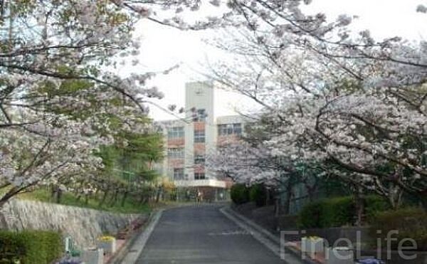 画像23:神戸市立横尾中学校 655m