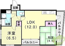 アベニュー夢野  ｜ 兵庫県神戸市兵庫区湊川町8丁目（賃貸マンション2LDK・5階・52.50㎡） その2