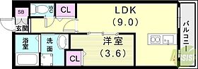 ＫTIレジデンス垂水五色山  ｜ 兵庫県神戸市垂水区五色山1丁目1-31（賃貸アパート1LDK・1階・33.64㎡） その2