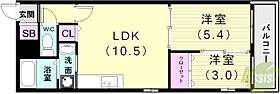 アビタ星が丘  ｜ 兵庫県神戸市垂水区星が丘1丁目（賃貸アパート2LDK・2階・44.00㎡） その2