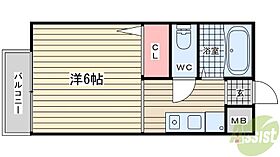 プリシェール中津  ｜ 兵庫県神戸市垂水区本多聞1丁目8-33（賃貸アパート1R・2階・20.03㎡） その2