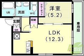 RETERAS舞子  ｜ 兵庫県神戸市垂水区舞子坂1丁目2-12（賃貸アパート1LDK・1階・40.41㎡） その2