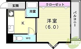 エール向陽  ｜ 兵庫県神戸市垂水区向陽1丁目4-18（賃貸マンション1K・4階・21.40㎡） その2