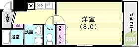 DITAエハコ垂水シーテラス  ｜ 兵庫県神戸市垂水区平磯1丁目3-10（賃貸マンション1K・3階・24.27㎡） その2