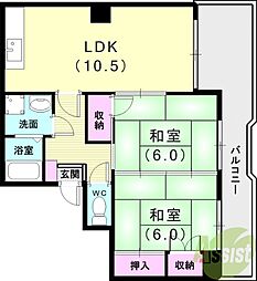 白川台ステイツ 3階/-