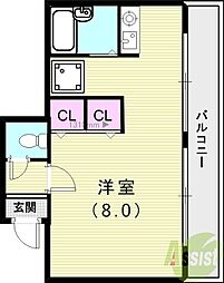 幸栄荘 2階/-