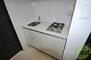 2口コンロの広々キッチン料理がはかどりますね！！