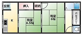 東口文化　東棟  ｜ 大阪府八尾市上之島町南6丁目3-5（賃貸アパート2K・1階・30.00㎡） その2