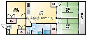 大阪府八尾市上之島町北2丁目（賃貸マンション3LDK・2階・61.32㎡） その2