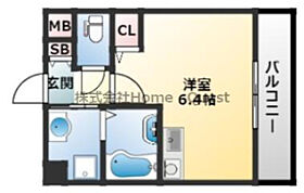 クレスト八尾  ｜ 大阪府八尾市本町6丁目（賃貸マンション1R・6階・18.21㎡） その2