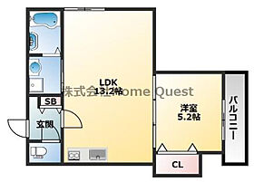 Faseciaサンド 206 ｜ 大阪府東大阪市吉松2丁目10-14（賃貸アパート1LDK・2階・40.24㎡） その2