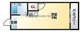 21ハイム  ｜ 大阪府東大阪市小若江1丁目（賃貸マンション1R・1階・15.00㎡） その2