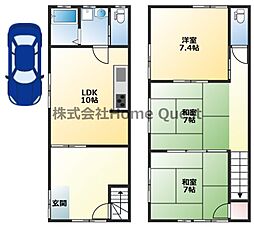 西山本町2丁目貸家