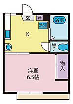 フレグランス依田  ｜ 山梨県甲府市善光寺１丁目（賃貸アパート1K・1階・21.65㎡） その2