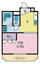 デラ桜井  ｜ 山梨県甲府市桜井町（賃貸マンション1K・1階・24.30㎡） その2