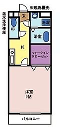 間取図画像 1K