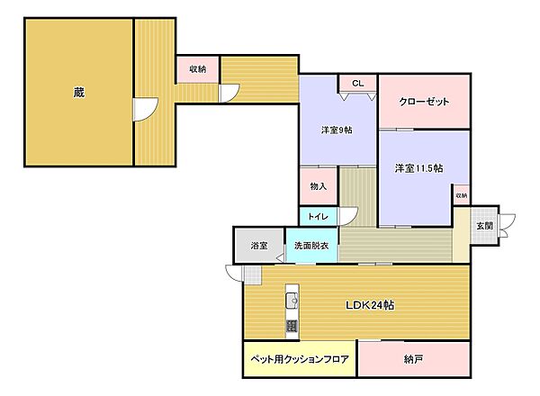 間取りを拡大表示