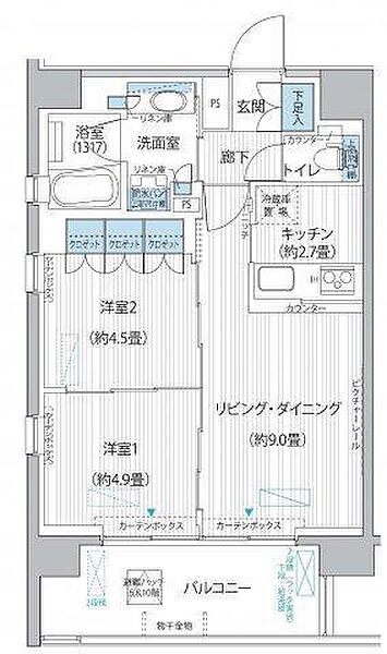 レーヴマニフィック本郷 601｜東京都文京区本郷１丁目(賃貸マンション2LDK・6階・50.10㎡)の写真 その2