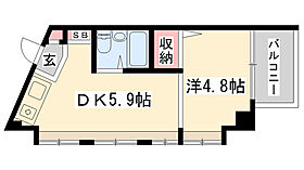 兵庫県加古川市加古川町溝之口（賃貸マンション1DK・3階・20.60㎡） その2