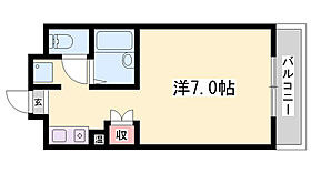 ライフタウンII  ｜ 兵庫県加古川市平岡町新在家（賃貸マンション1R・5階・20.48㎡） その2