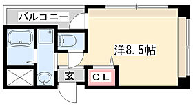 加古川尾上ヤングパレス  ｜ 兵庫県加古川市尾上町今福（賃貸マンション1R・1階・25.08㎡） その2