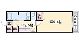 フィオレンティーナ  ｜ 兵庫県姫路市広畑区西蒲田（賃貸アパート1K・1階・30.46㎡） その2