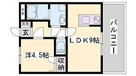 グランド双葉21  ｜ 兵庫県相生市双葉1丁目（賃貸アパート1LDK・2階・34.51㎡） その1