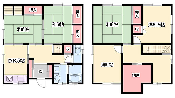 別所町小林戸建 ｜兵庫県姫路市別所町小林(賃貸一戸建5DK・2階・105.97㎡)の写真 その1