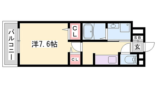 エスペランサ別府 ｜兵庫県加古川市別府町別府(賃貸アパート1K・2階・27.02㎡)の写真 その1