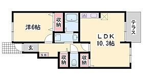 プロスペリティー115  ｜ 兵庫県神崎郡福崎町西田原（賃貸アパート1LDK・1階・43.10㎡） その2