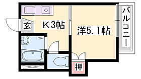 シャンティコーポ  ｜ 兵庫県姫路市飾磨区玉地（賃貸アパート1K・2階・20.31㎡） その2