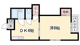 セントポーリア  ｜ 兵庫県姫路市城北本町（賃貸マンション1DK・4階・30.86㎡） その2