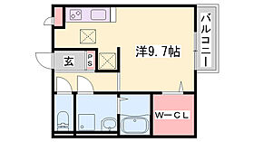 WIT PALACE  ｜ 兵庫県姫路市大津区勘兵衛町2丁目（賃貸アパート1R・2階・30.13㎡） その2