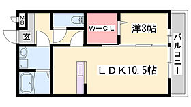 セジュール東阿保　Ａ棟  ｜ 兵庫県姫路市四郷町東阿保（賃貸アパート1LDK・3階・37.53㎡） その2