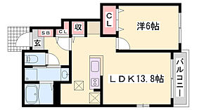 スピカII  ｜ 兵庫県姫路市土山4丁目（賃貸アパート1LDK・1階・45.89㎡） その2