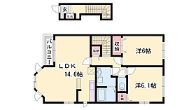 リサータＣ  ｜ 兵庫県加古郡播磨町東本荘3丁目（賃貸アパート2LDK・2階・63.49㎡） その2