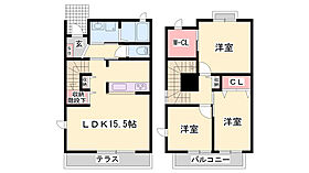 プチウエストIIID・E・F  ｜ 兵庫県相生市ひかりが丘（賃貸アパート3LDK・1階・84.61㎡） その2