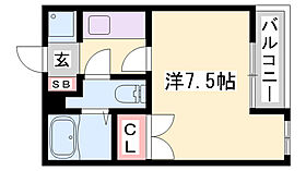 ジュネス白国  ｜ 兵庫県姫路市白国2丁目（賃貸マンション1K・1階・22.86㎡） その2