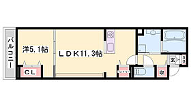 D-Place安田  ｜ 兵庫県姫路市安田2丁目（賃貸アパート1LDK・3階・42.35㎡） その2