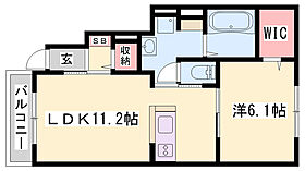 フェリア福新A  ｜ 兵庫県神崎郡福崎町福崎新（賃貸アパート1LDK・1階・44.18㎡） その2