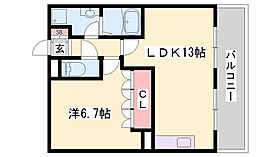 サンハイツII  ｜ 兵庫県加古川市尾上町池田（賃貸アパート1LDK・2階・45.50㎡） その2