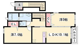 プリエ  ｜ 兵庫県高砂市伊保東1丁目（賃貸アパート2LDK・2階・57.15㎡） その2