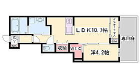 トワ・フィーユII  ｜ 兵庫県姫路市北今宿3丁目（賃貸アパート1LDK・1階・43.96㎡） その1