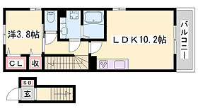 アルレーヌ恵比須  ｜ 兵庫県三木市宿原（賃貸アパート1LDK・2階・41.27㎡） その2