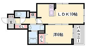 ラフレシール・ベルV  ｜ 兵庫県姫路市岡田（賃貸アパート1LDK・1階・41.53㎡） その2