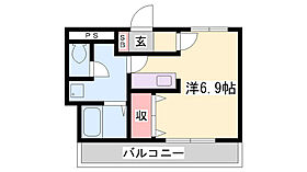 フラッツネオシティー  ｜ 兵庫県姫路市三左衛門堀東の町（賃貸アパート1K・1階・24.00㎡） その2