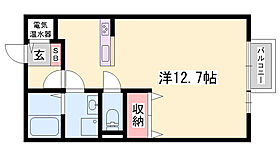 グランマーシーマサノ　B  ｜ 兵庫県姫路市飾磨区都倉1丁目（賃貸アパート1R・2階・33.39㎡） その2