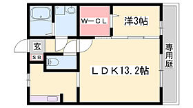 エクセル英賀保八十八　A棟  ｜ 兵庫県姫路市苫編（賃貸アパート1LDK・1階・40.29㎡） その2